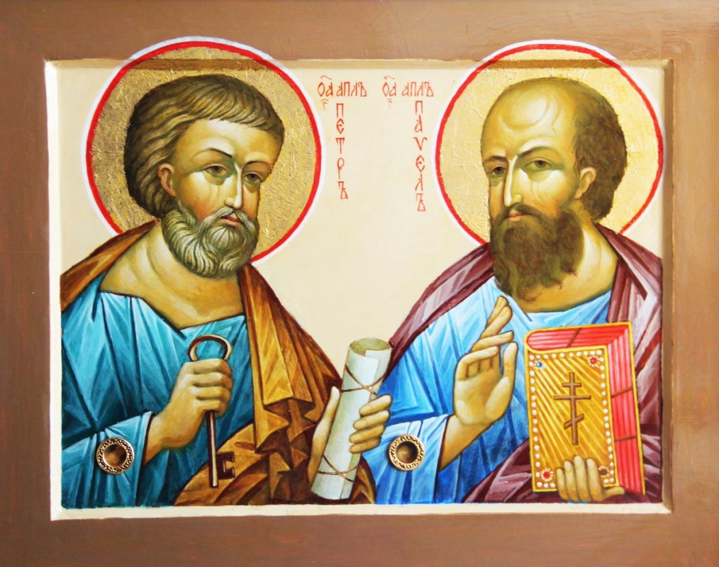 12 июля – день славных и всехвальных первоверховных апостолов Петра и Павла, недвунадесятый великий праздник