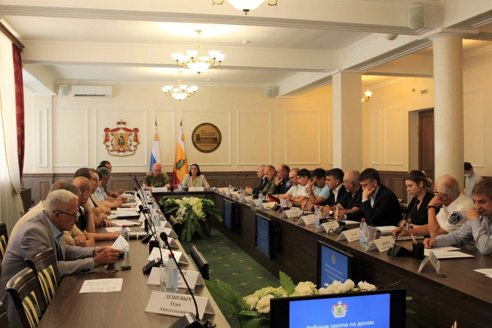 Заседание рабочей группы по делам казачества при губернаторе Рязанской области