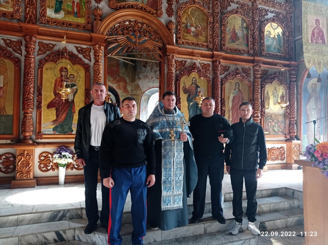 В Казачьем храме помолились за казаков участвующих в СВО и об упокоении погибших