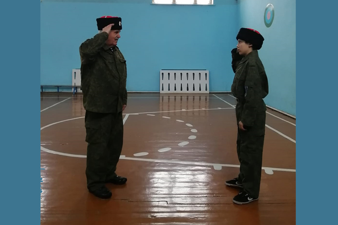 Очередные занятия Казачьей кадетской дружины РО СКВРиЗ в Кузбассе