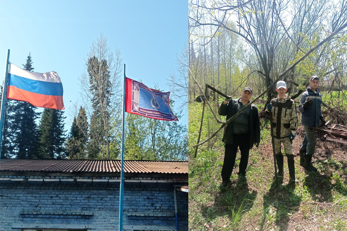 Текущие работы в Казачьем Центре боевой подготовки СКВРиЗ в Кузбассе