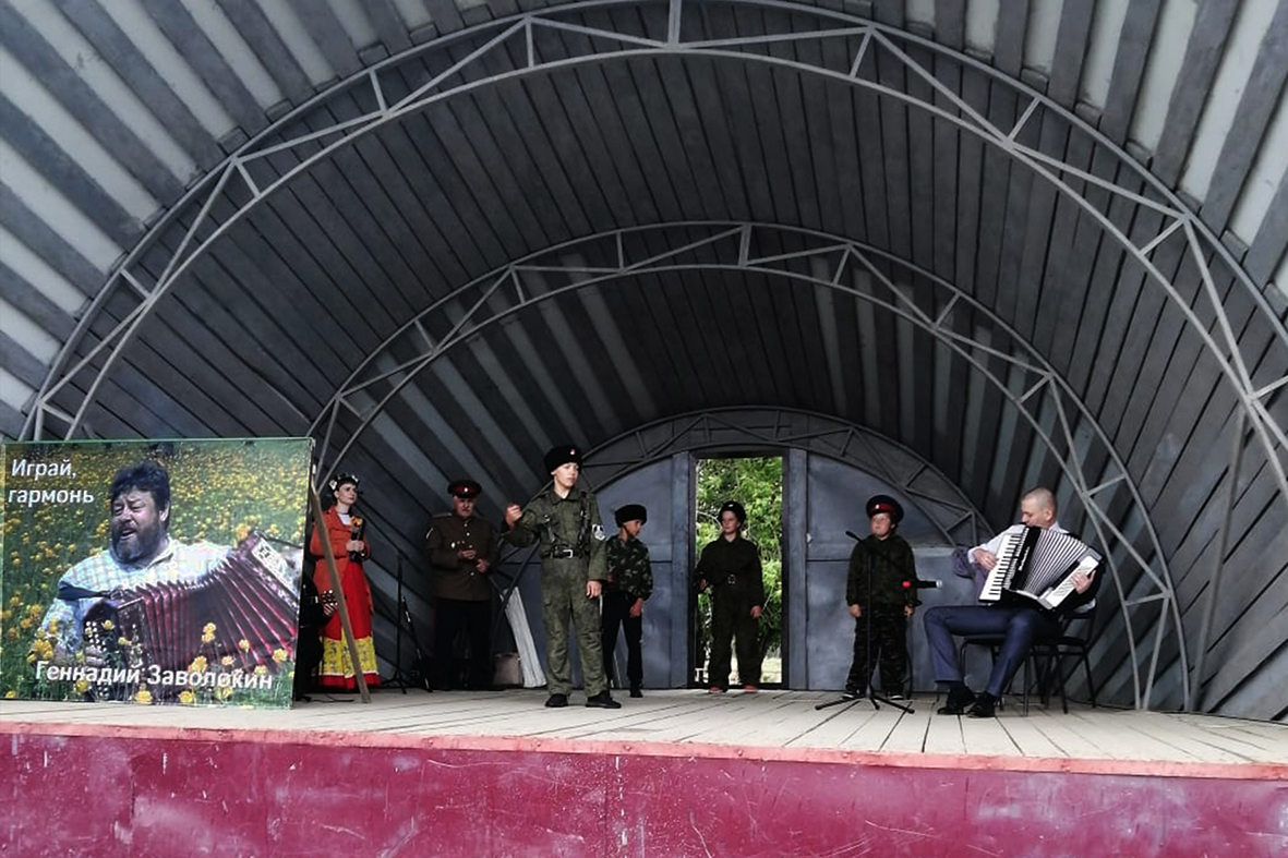 Кадеты СКВРиЗ в Кузбассе выступили на вечере памяти Геннадия Заволокина