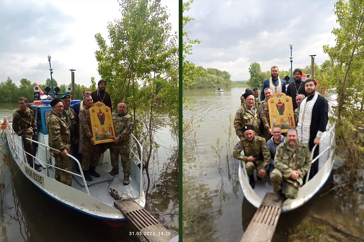 В Кузбассе проходит ежегодный Крестный ход-сплав по реке Томь