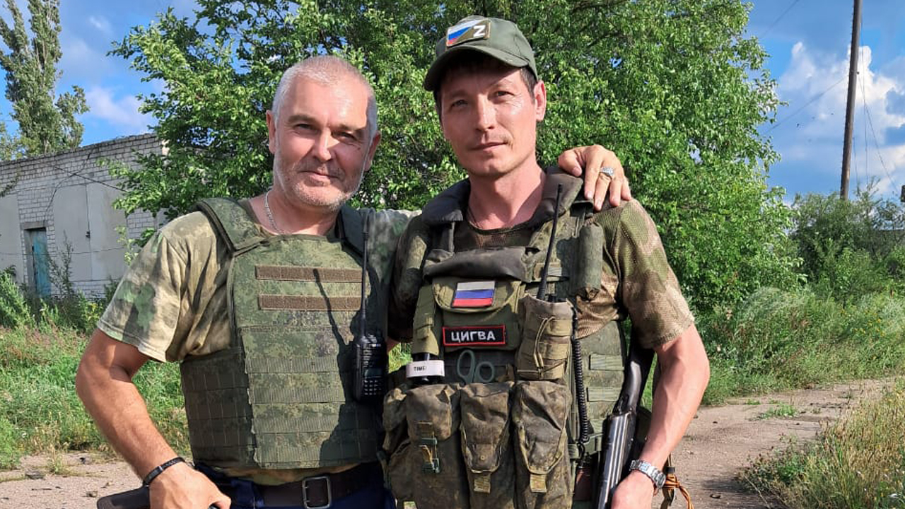 Походный атаман сотник Глухов Александр побывал на СВО в качестве добровольца