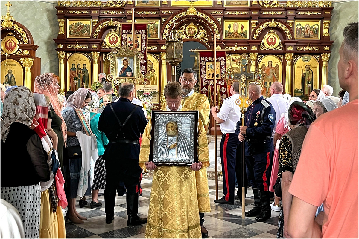 Торжества, посвященные прославлению в лике святых преподобного Серафима Саровского