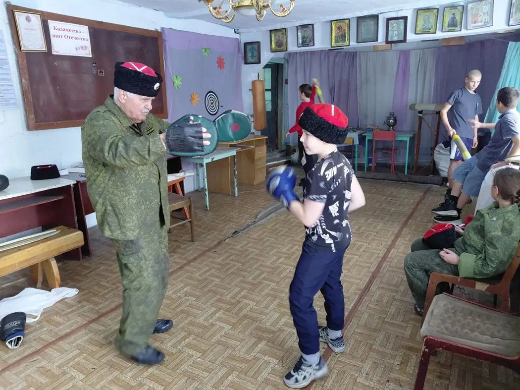 У казачат СКВРиЗ в Кузбассе начался юбилейный учебный год