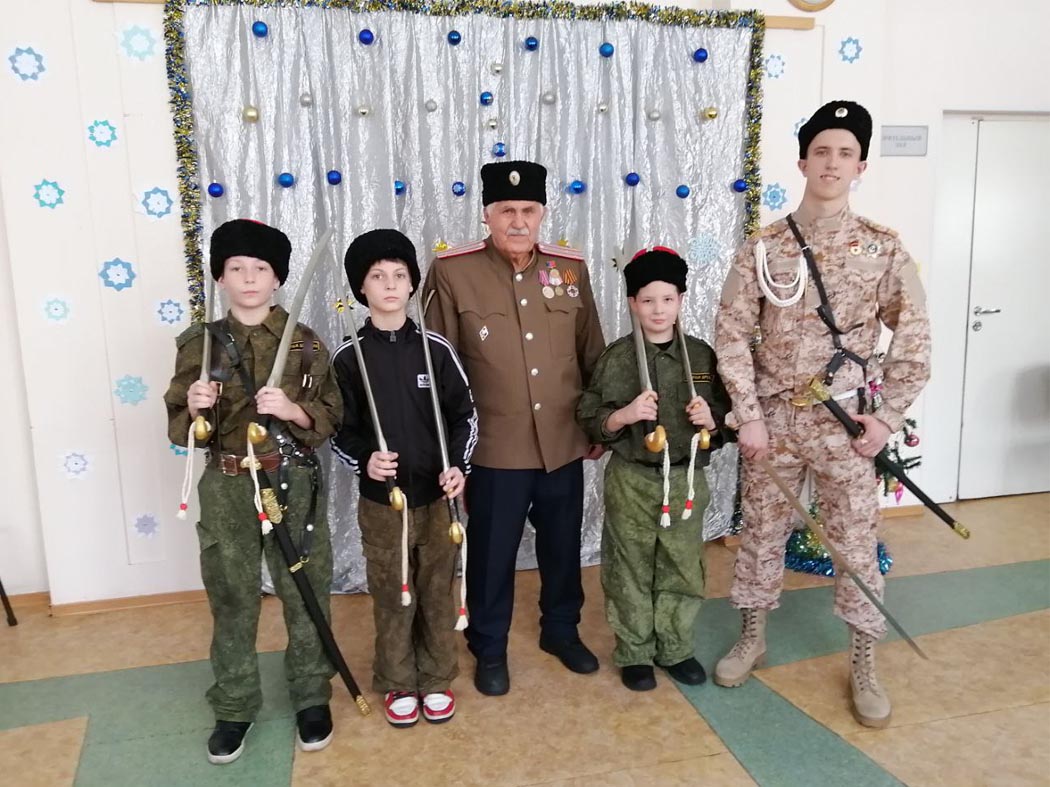 Казачата выступили на Рождественском концерте