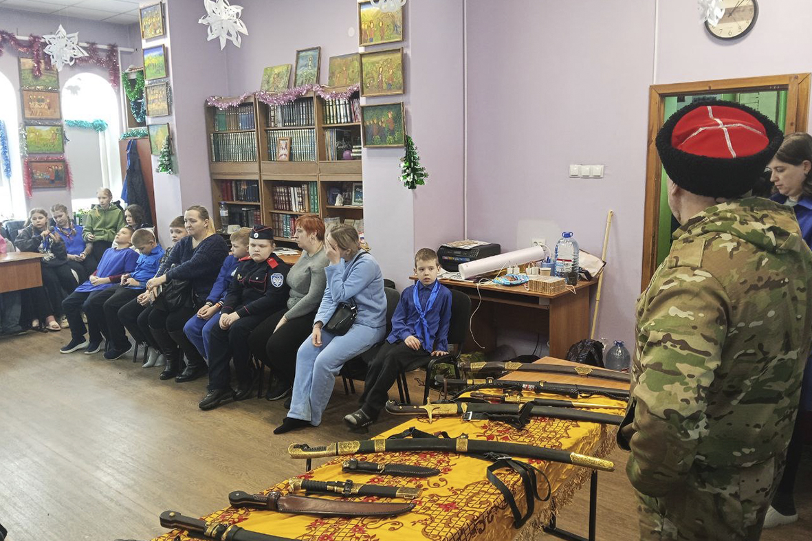 Казаки СКВРиЗ в Кузбассе провели познавательное мероприятие для Православных Следопытов