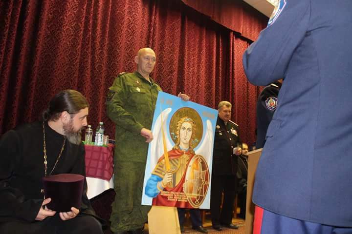 Архангел Михаил на защите казаков-воинов Донбасса